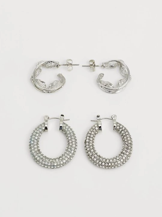 Foto van product Oorbellen Pieces zilverkleurig