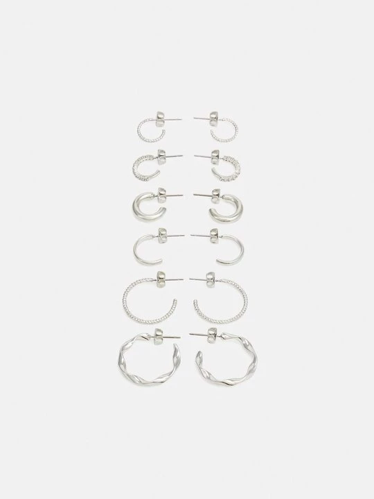 Foto van product Oorbellen Pieces zilverkleurig