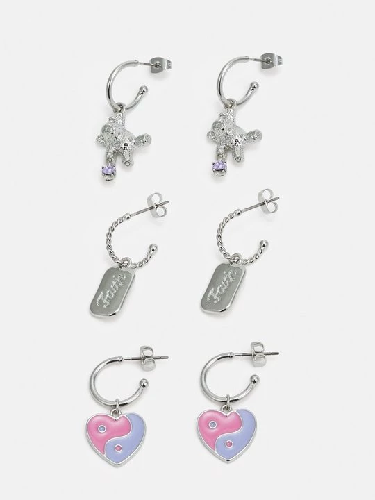 Foto van product Oorbellen Pieces zilverkleurig