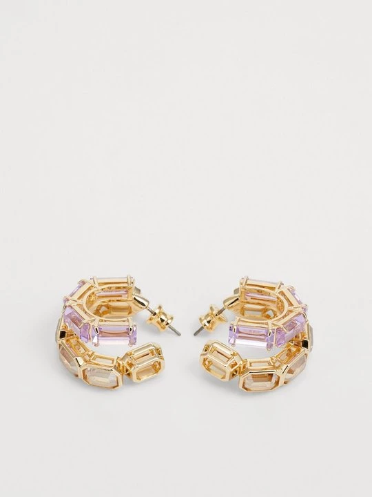 Foto van product Oorbellen Swarovski lila