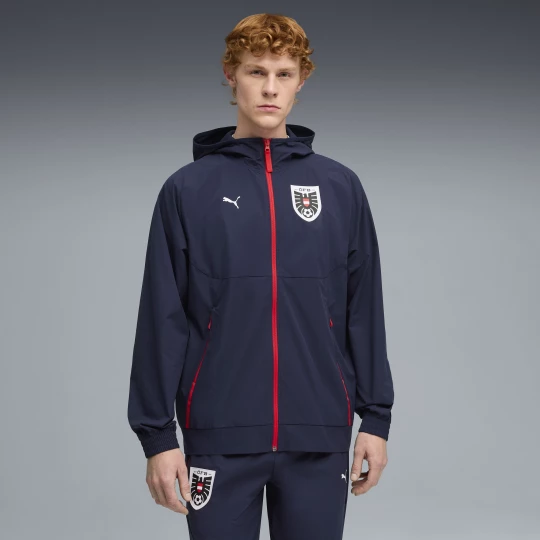 Foto van product Oostenrijk PUMATECH geweven jack voor Heren, Blauw / Rood