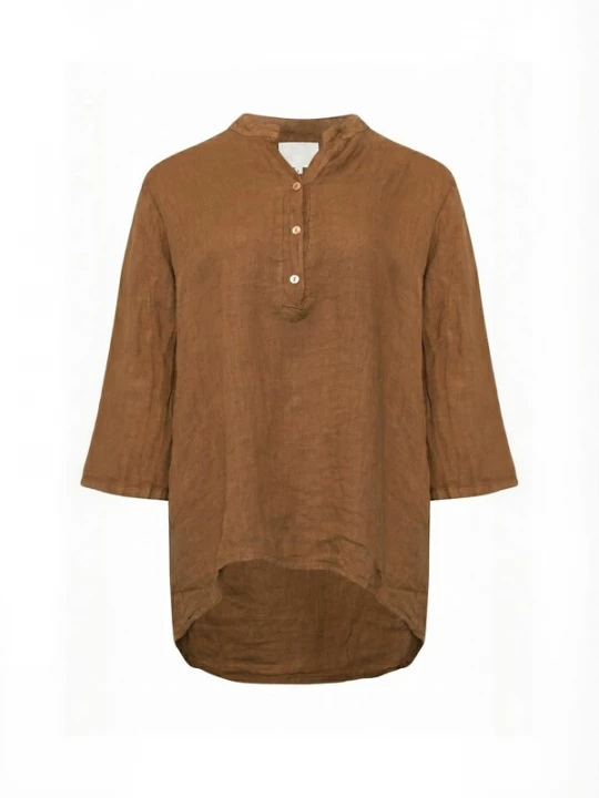 Foto van product Opal Studio Shirt ' 17661 ' lichtbruin