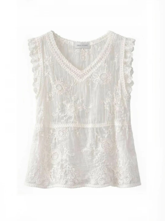 Foto van product Opal Studio Top ' Faith ' wit