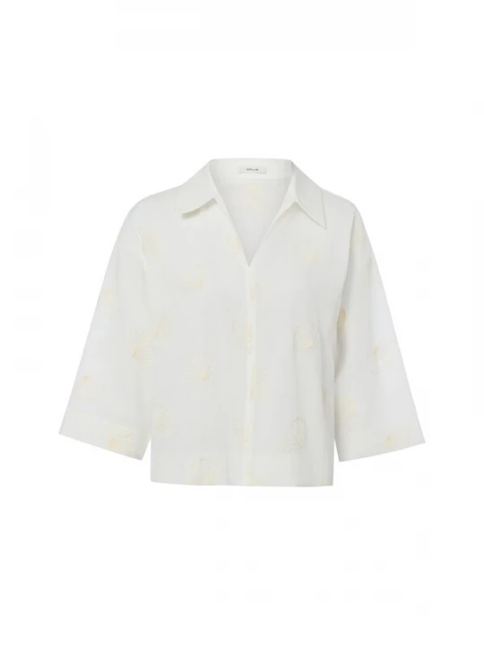 Foto van product OPUS Blouse 'Famoni' chamois / ecru