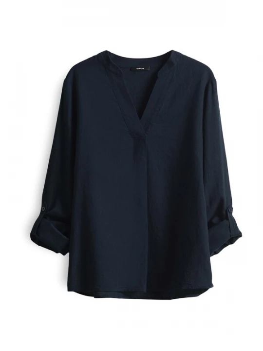 Foto van product OPUS Blouse 'Felena' nachtblauw