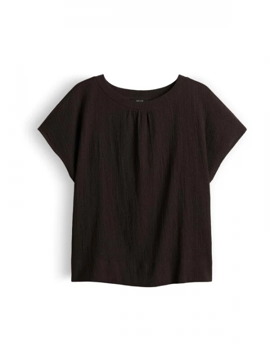 Foto van product OPUS Shirt 'Salti' donkerbruin