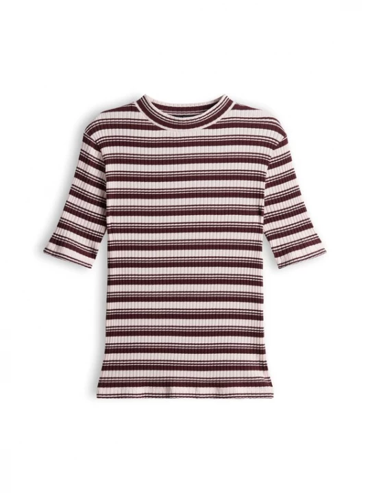Foto van product OPUS Shirt 'Sokira' donkerrood / wit