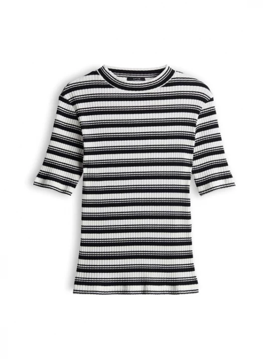 Foto van product OPUS Shirt 'Sokira' zwart / wit