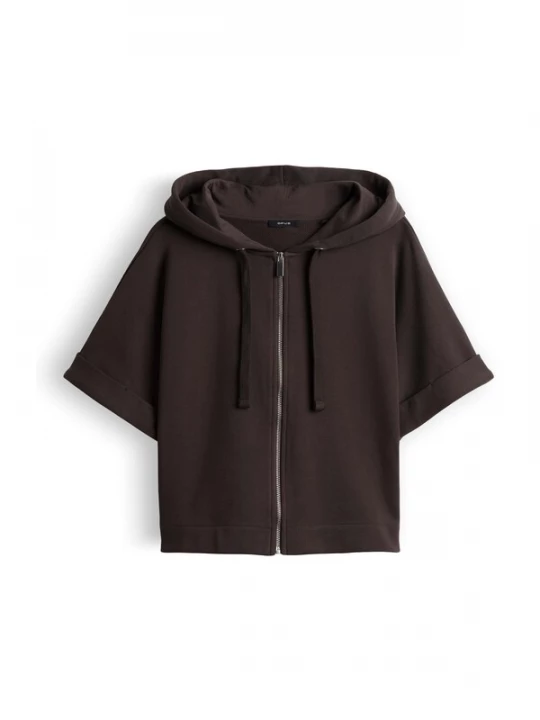 Foto van product OPUS Sweatvest 'Godenna' donkerbruin