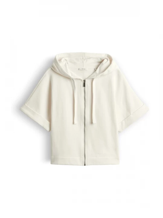 Foto van product OPUS Sweatvest 'Godenna' ivoor