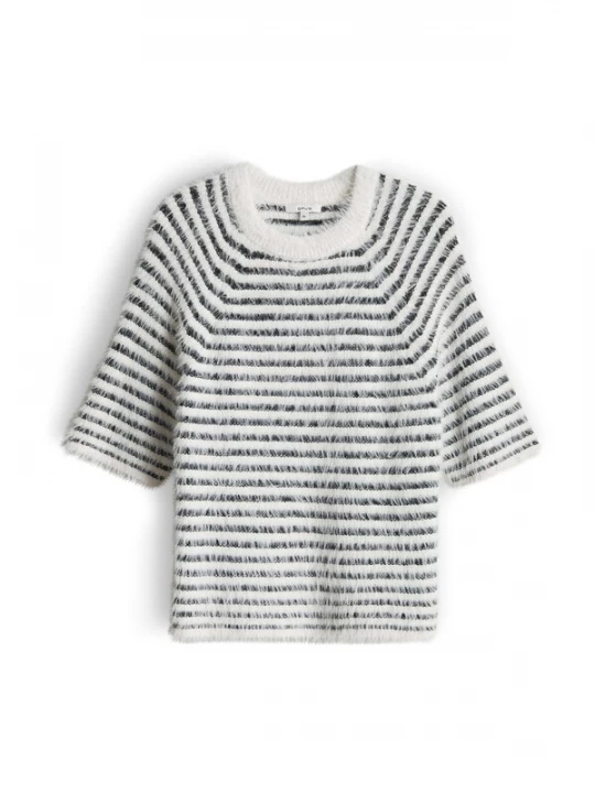 Foto van product OPUS Trui 'Pairy' navy / wolwit