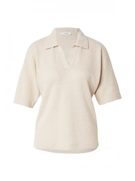 Foto van product OPUS Trui 'Somari' lichtbeige / donkerbeige