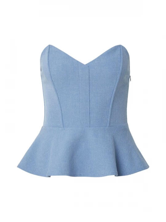 Foto van product ORIMEI by Victoria Swarovski Top smoky blue