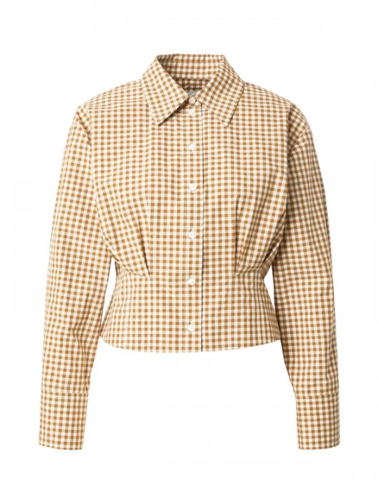 Foto van product & Other Stories Blouse cognac / wit