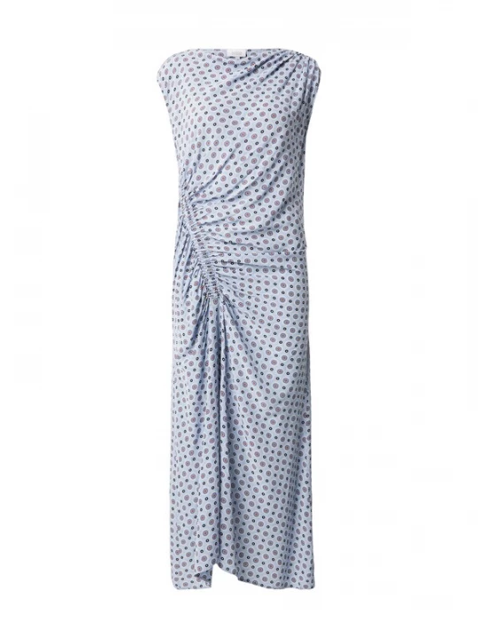 Foto van product & Other Stories Jurk smoky blue / rood / zwart / wit