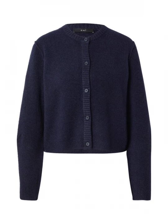 Foto van product OUI Gebreid vest 'ILAYA' donkerblauw