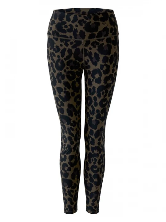 Foto van product OUI Leggings donkerbruin / zwart