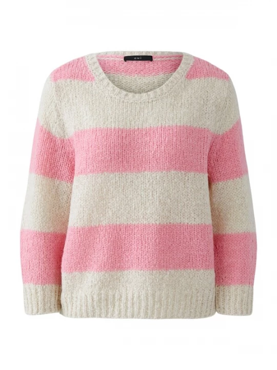 Foto van product OUI Trui 'Esmy' taupe / rosa
