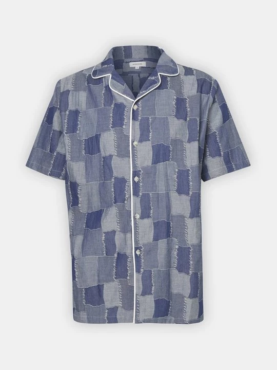 Foto van product Overhemd 87Origins lichtblauw denim