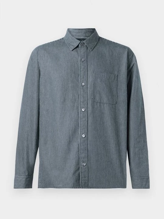 Foto van product Overhemd Abercrombie & Fitch donkerblauw