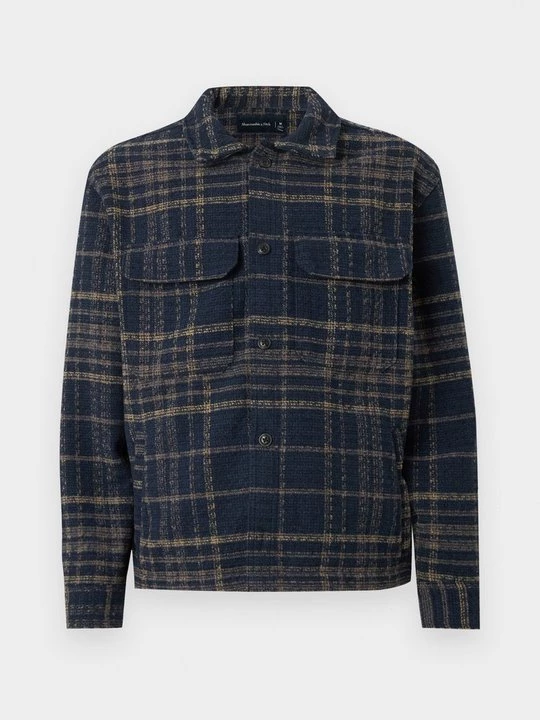 Foto van product Overhemd Abercrombie & Fitch donkerblauw