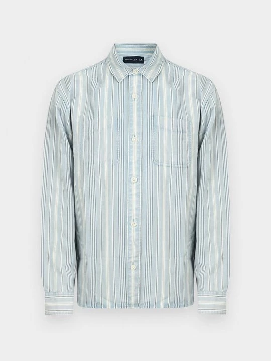 Foto van product Overhemd Abercrombie & Fitch lichtblauw