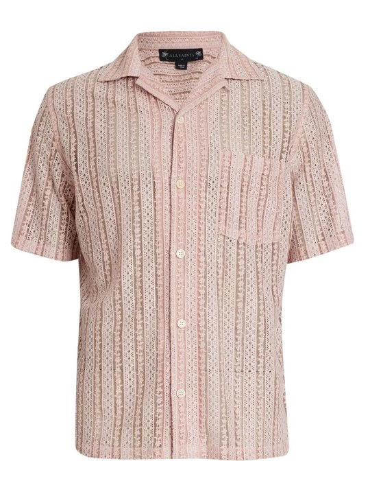 Foto van product Overhemd AllSaints donkerroze