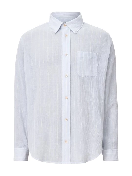Foto van product Overhemd AllSaints lichtblauw