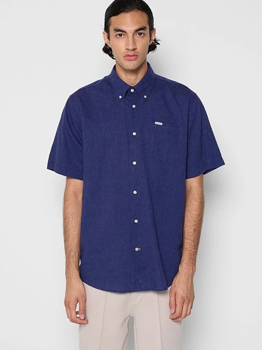 Foto van product Overhemd Barbour donkerblauw