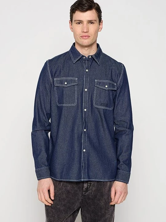 Foto van product Overhemd Barbour donkerblauw