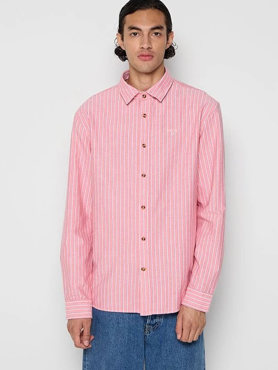 Foto van product Overhemd Barbour koraalrood