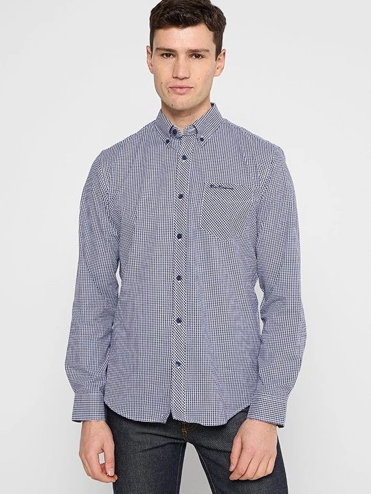 Foto van product Overhemd Ben Sherman donkerblauw