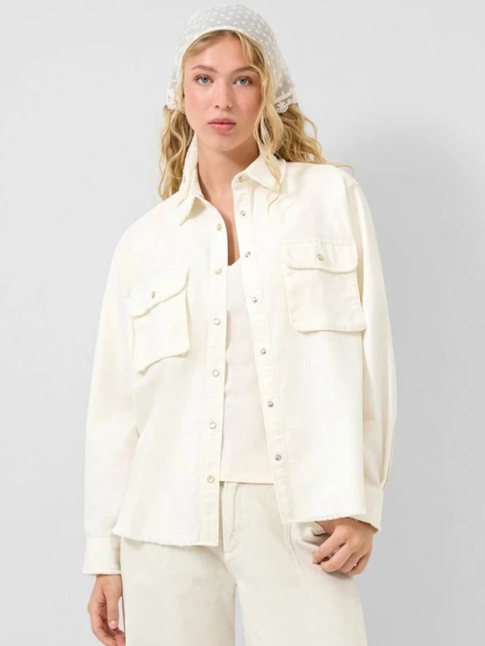 Foto van product Overhemd blouse QS crème