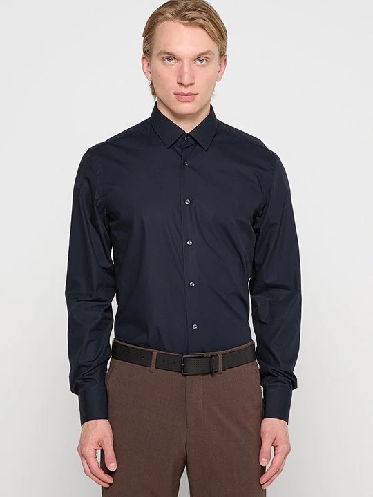 Foto van product Overhemd Boss donkerblauw
