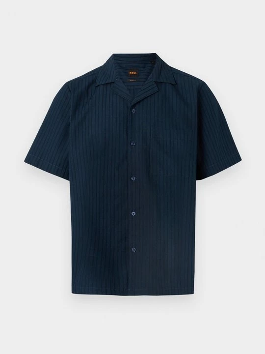 Foto van product Overhemd Boss donkerblauw
