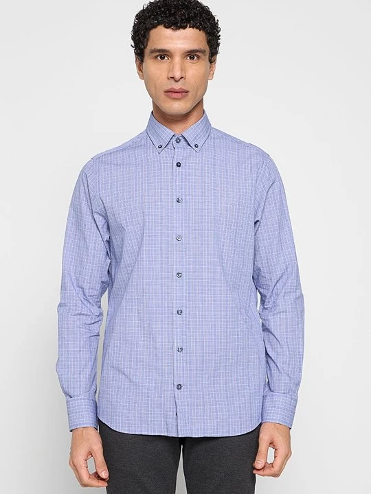 Foto van product Overhemd Bugatti donkerblauw