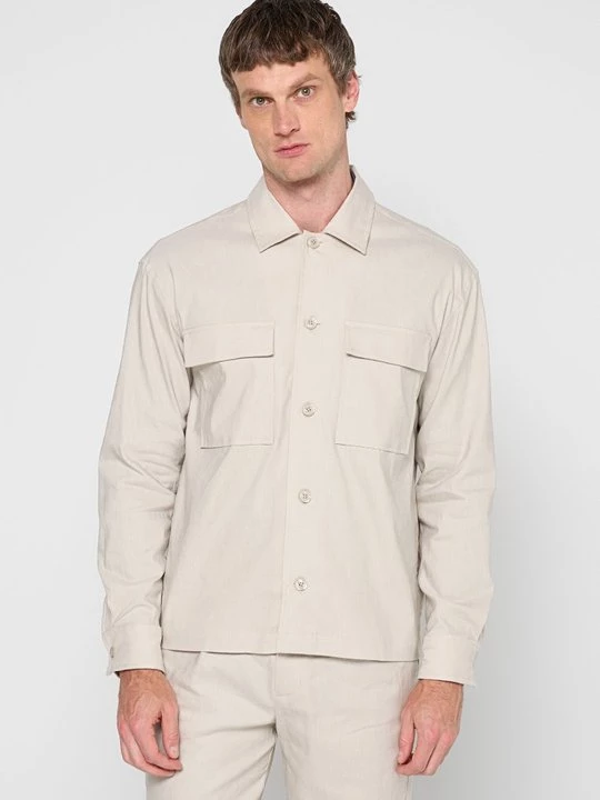 Foto van product Overhemd Calvin Klein beżowy