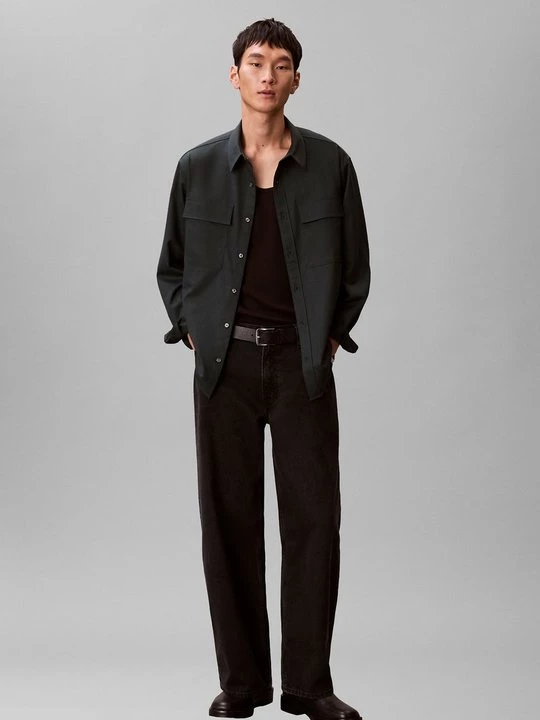Foto van product Overhemd Calvin Klein donkerblauw