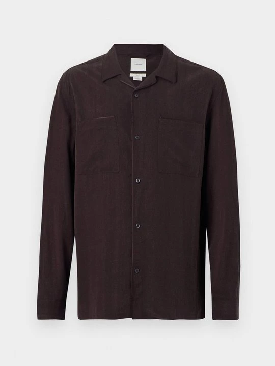 Foto van product Overhemd Calvin Klein donkerbruin