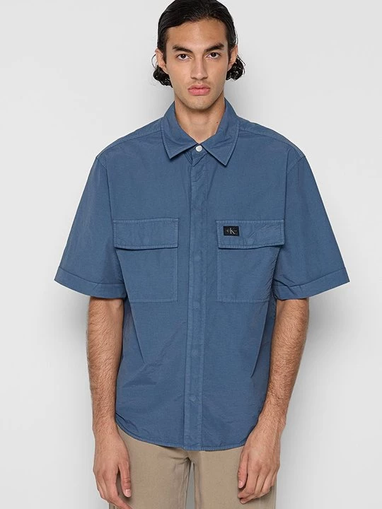 Foto van product Overhemd Calvin Klein Jeans koningsblauw