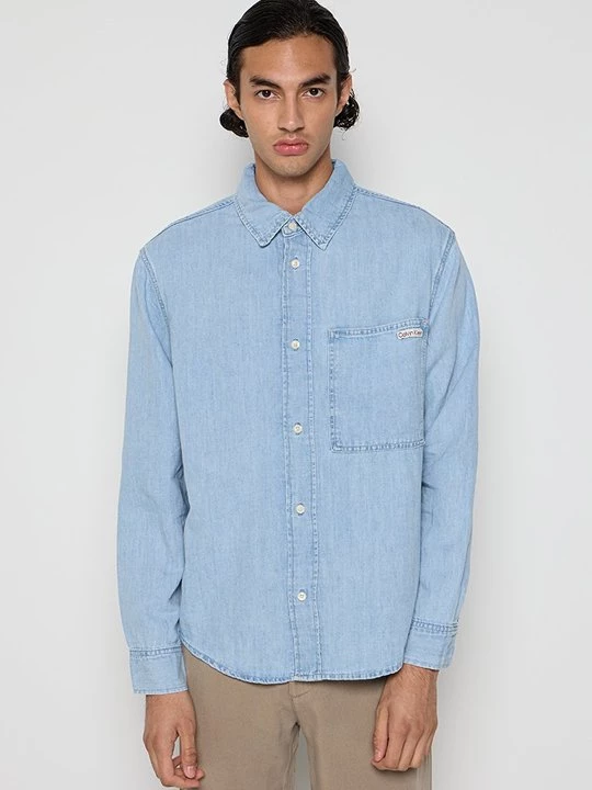 Foto van product Overhemd Calvin Klein Jeans lichtblauw
