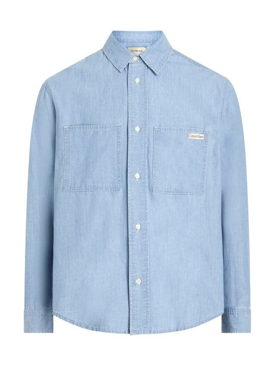 Foto van product Overhemd Calvin Klein Jeans lichtblauw denim