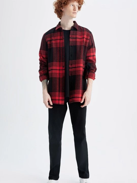 Foto van product Overhemd DeFacto rood