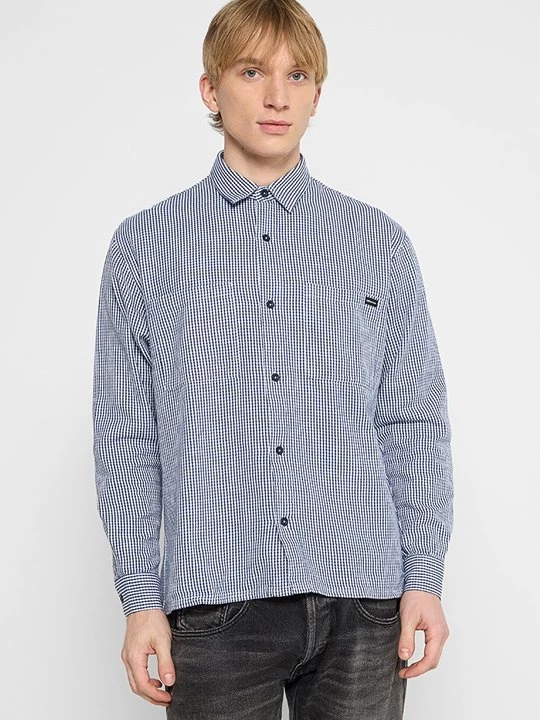 Foto van product Overhemd Denham blauw