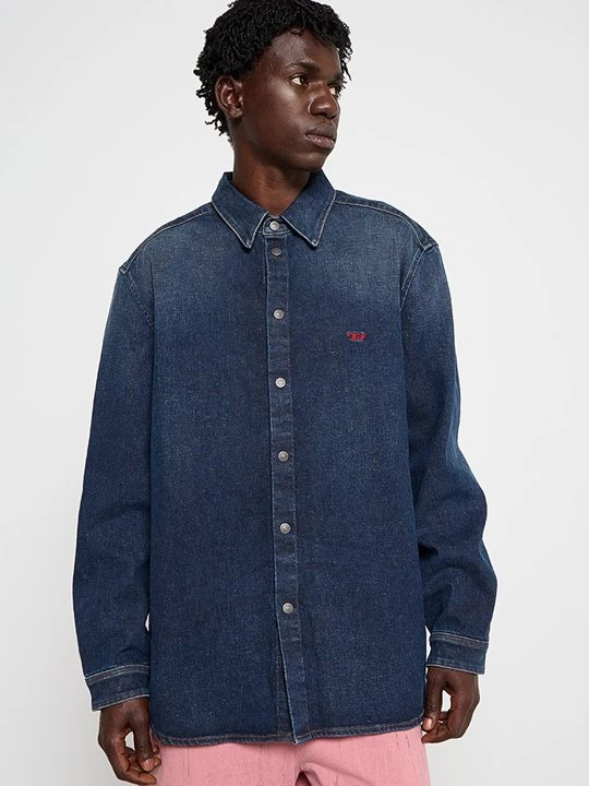 Foto van product Overhemd Diesel donkerblauw