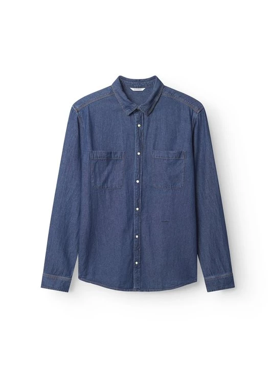 Foto van product Overhemd GABBA donkerblauw denim