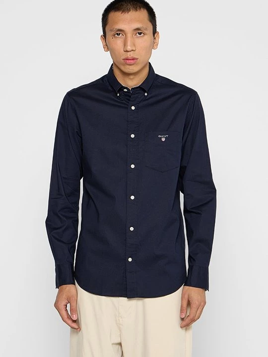 Foto van product Overhemd Gant donkerblauw