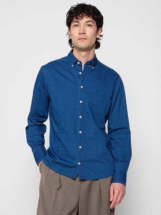 Foto van product Overhemd Hackett London blauw