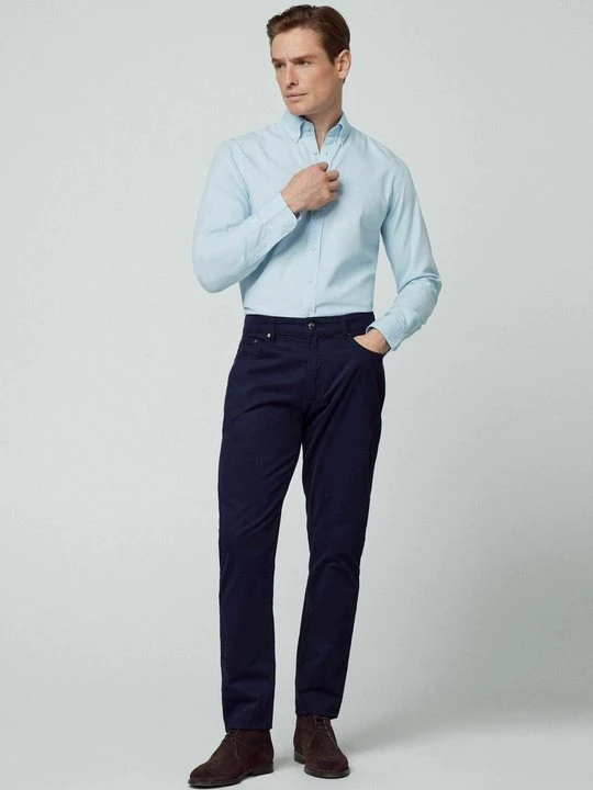 Foto van product Overhemd Hackett London blauw