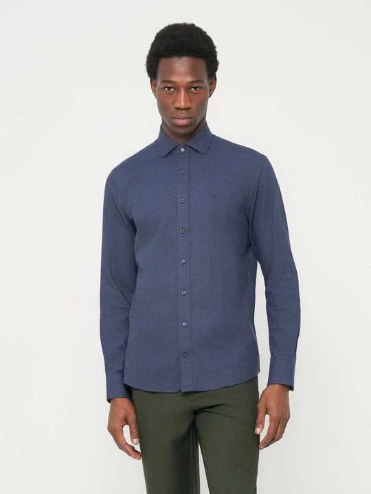 Foto van product Overhemd Hackett London donkerblauw